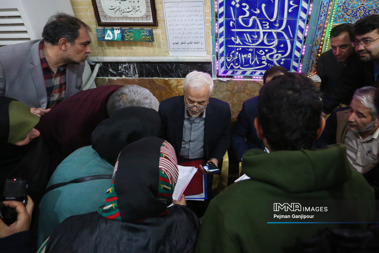 گپوگفت ۳ ساعته آقای شهردار با اهالی هشتبهشت