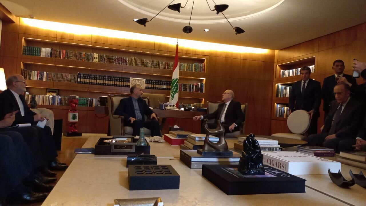 دیدار و گفتوگوی امیرعبداللهیان با نجیب میقاتی