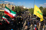 مردم بجنورد در حمایت از غزه راهپیمایی می‌کنند