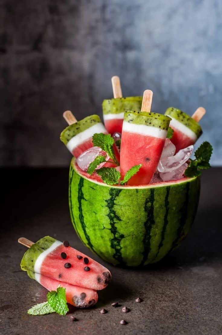 بستنی هندونه آرایی