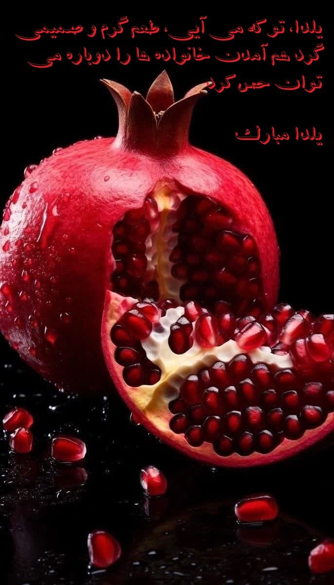 تبریک شب یلدا عکس نوشته