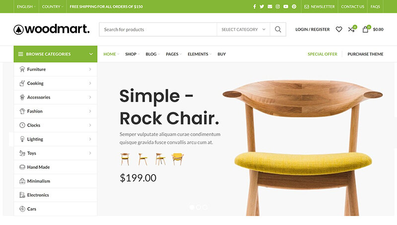 کاربرد قالب وودمارت راست چین یونی وودمارت