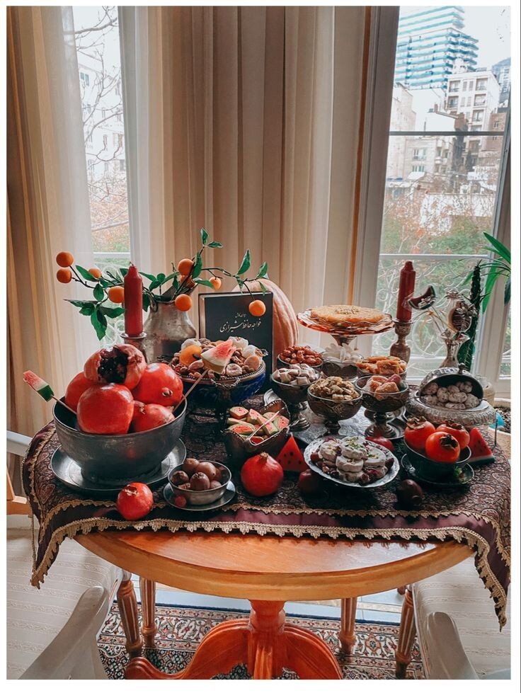 تزیین شب چله ای عروس