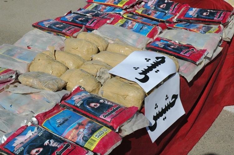 بیش از یک تن مواد مخدر در شهرستان میناب استان هرمزگان کشف شد