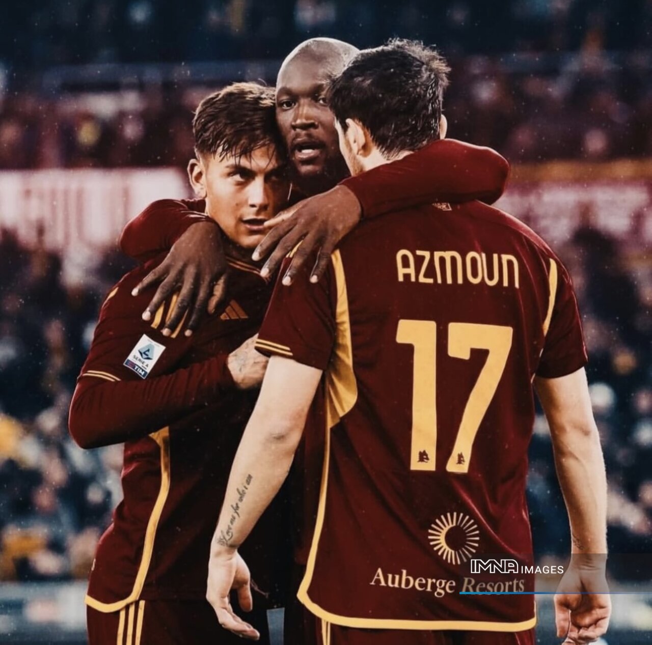 رفاقت نزدیک سردار آزمون با پائولو دیبالا و روملو لوکاکو / مثلث آ.اس رم دوستداشتنی است