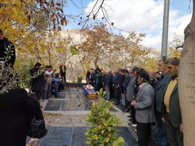 مراسم تشییع پروانه معصومی برگزار شد