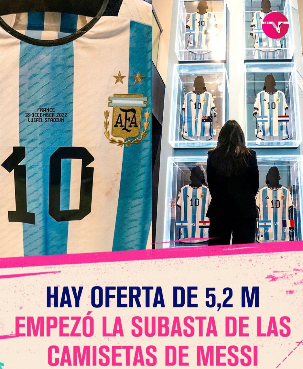 آغاز حراجی پیراهنهای لیونل مسی؛ هر کدام حداقل 288 میلیارد تومان!