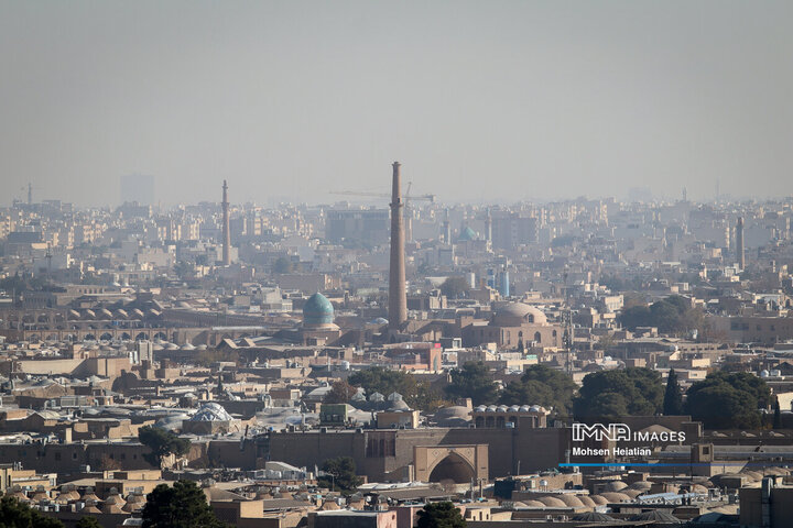 بالا رفتن ۳ درجه‌ای دما / شاخص کیفیت هوای اصفهان افزایش می‌یابد