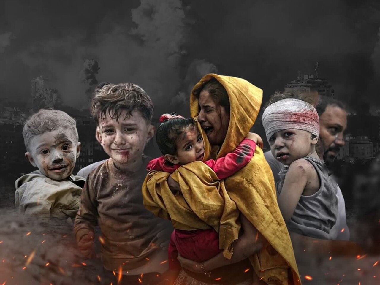 خون بی‌پناهان غزه مُهری بر پایان حقوق بشر