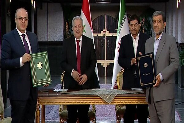 Iranian, Syrian Officials Sign Cooperation Documents in Presence of Vice-President Mokhber and Prime Minister Arnous