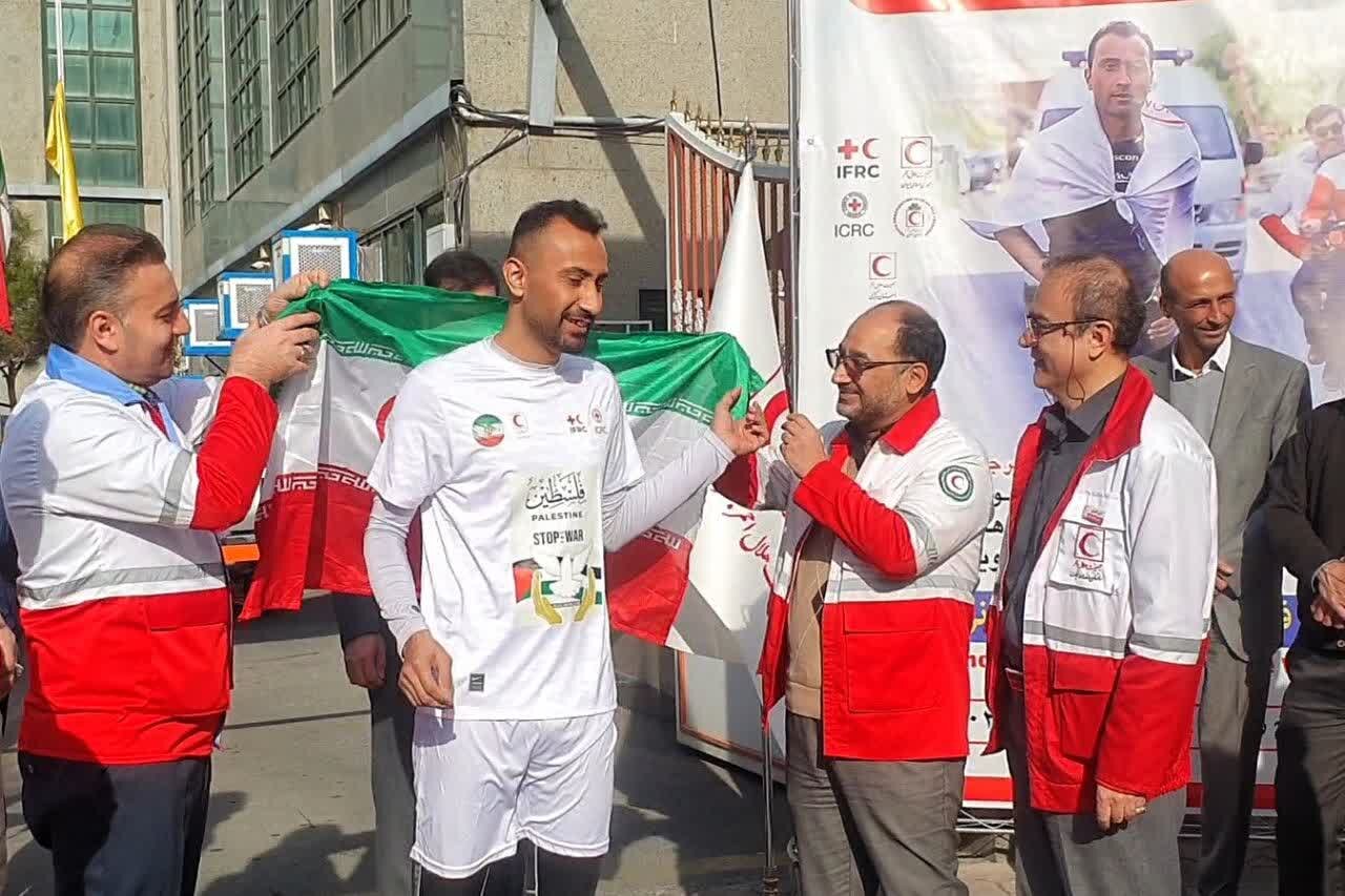 بدرقه سفیر صلح هلالاحمر برای حمایت از مردم مظلوم غزه