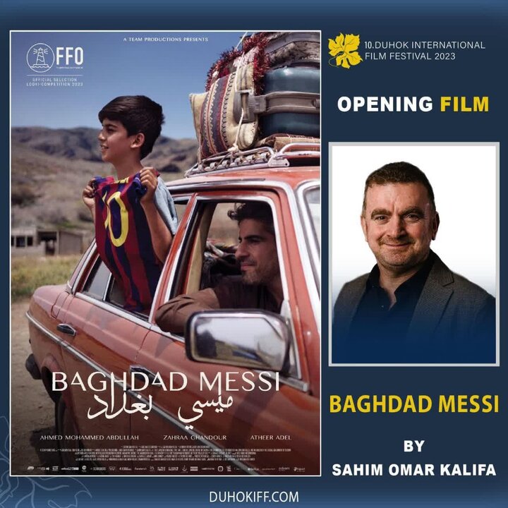 Baghdad Messi is the opening film of the 10th Dohok Film Festival