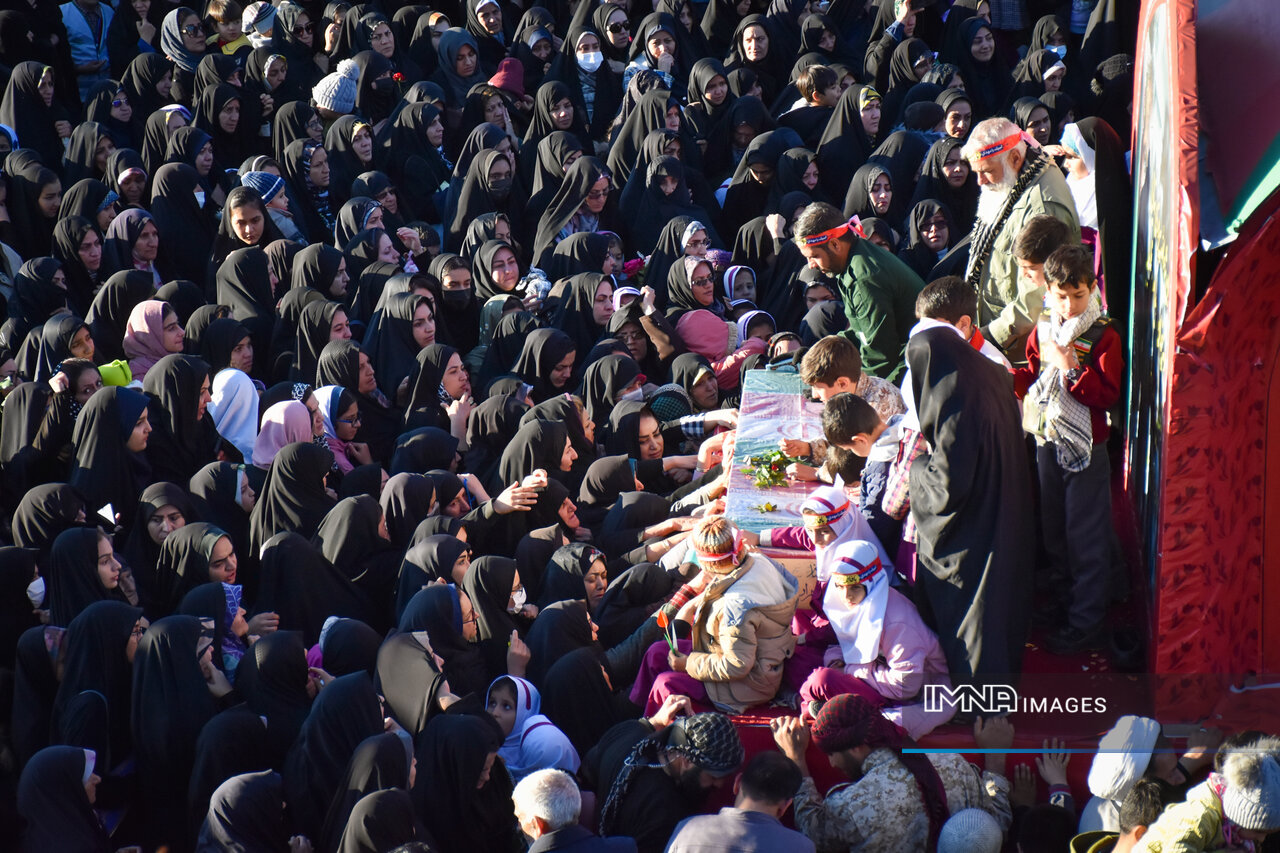 اهالی بهشت فردا در آغوش مردم اصفهان تشییع می‌شوند