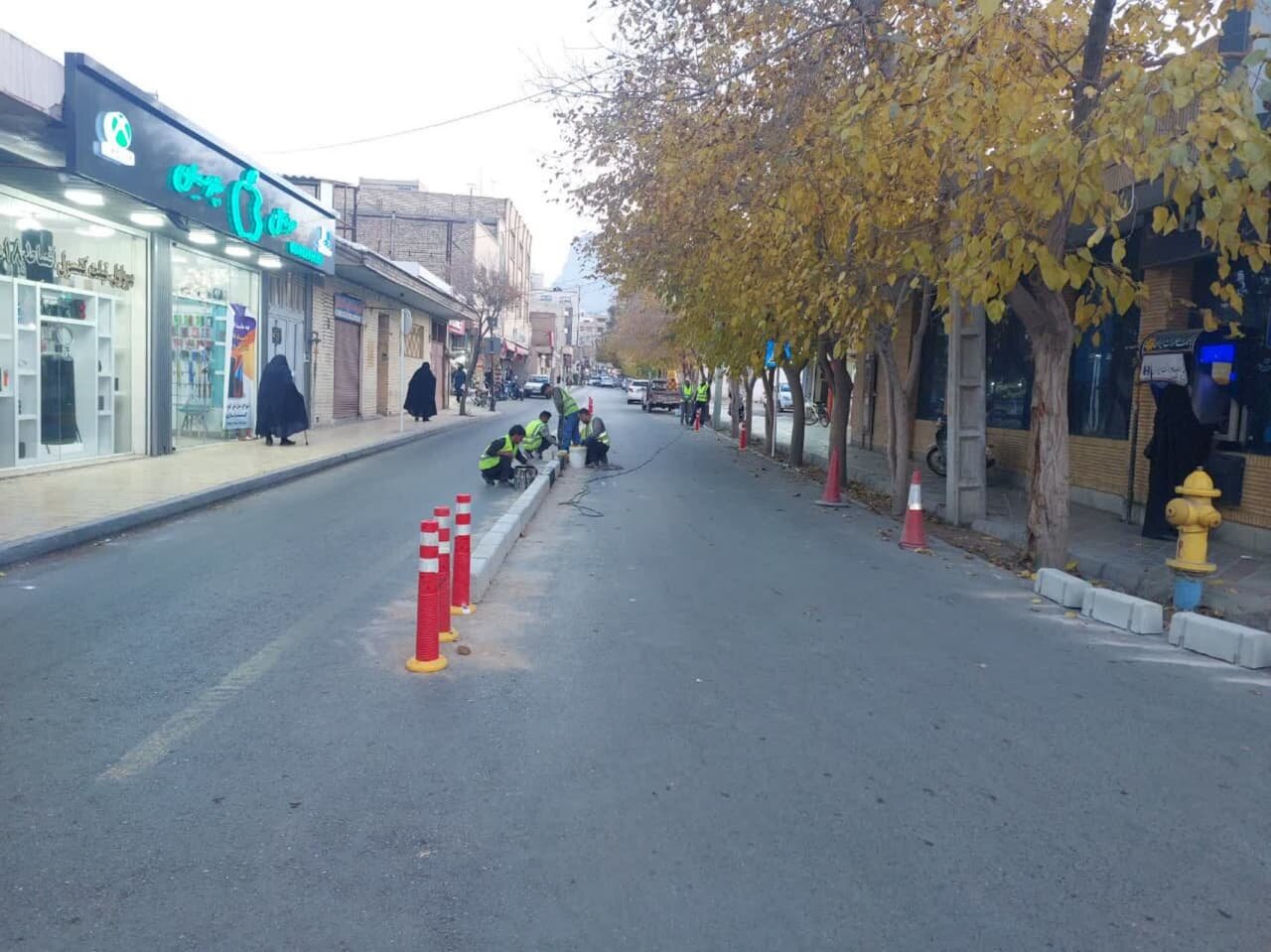 یکی از گلوگاههای محله حسینآباد ساماندهی و ایمنسازی شد