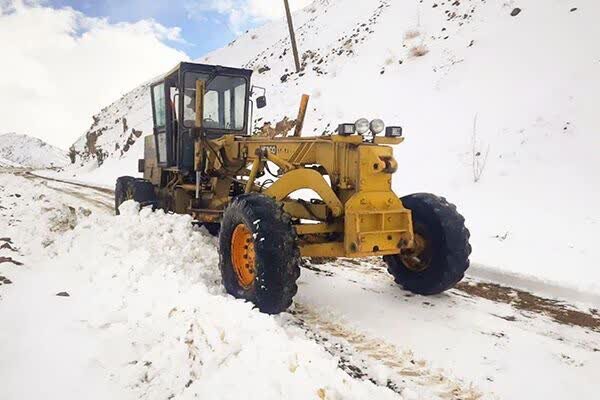 آخرین وضعیت راه‌های گیلان/ ارتفاع برف در محور اسالم - خلخال به ۷۵ سانتی‌متر رسید