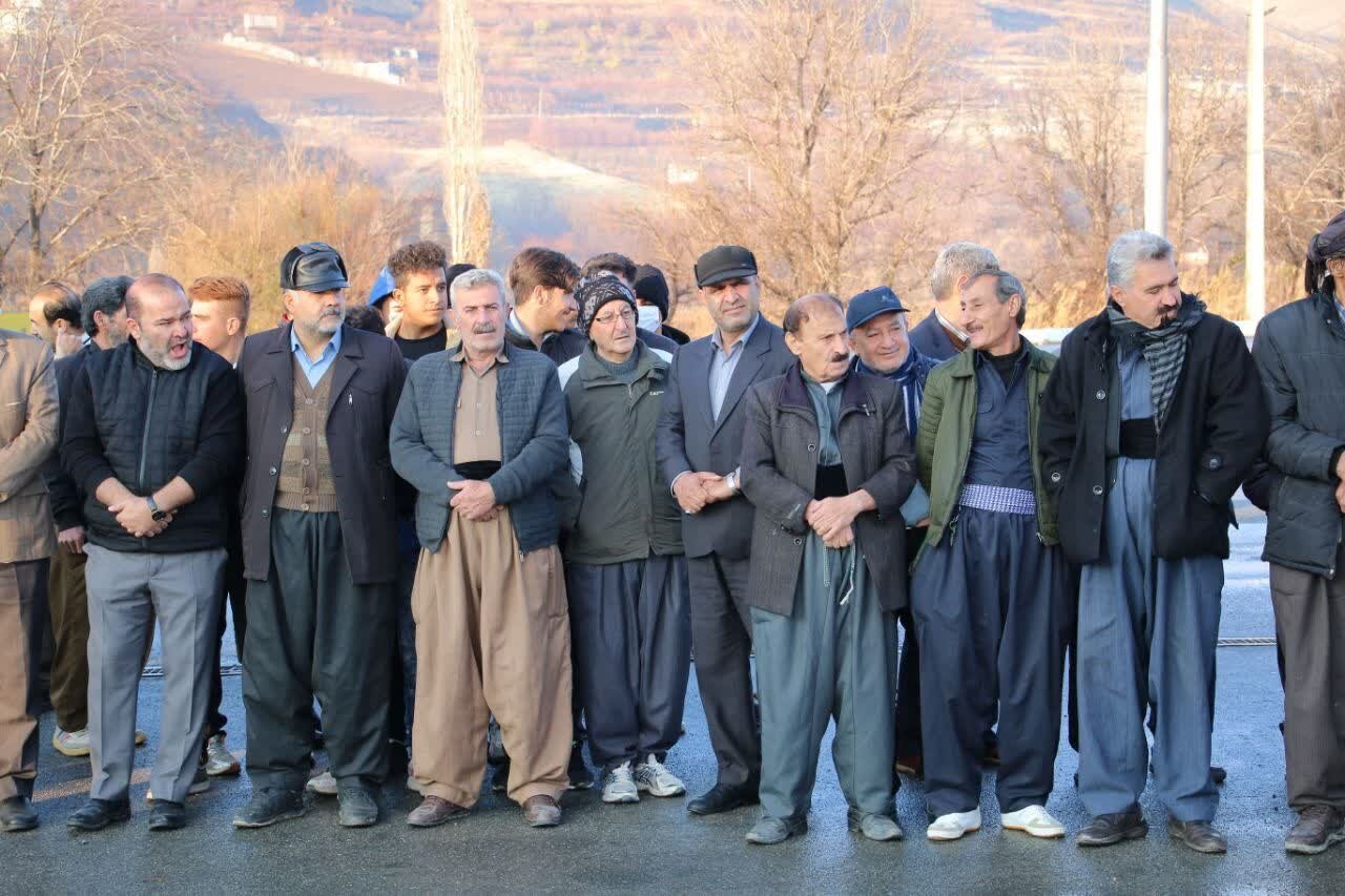 پیکر چهار شهید گمنام وارد کردستان شد