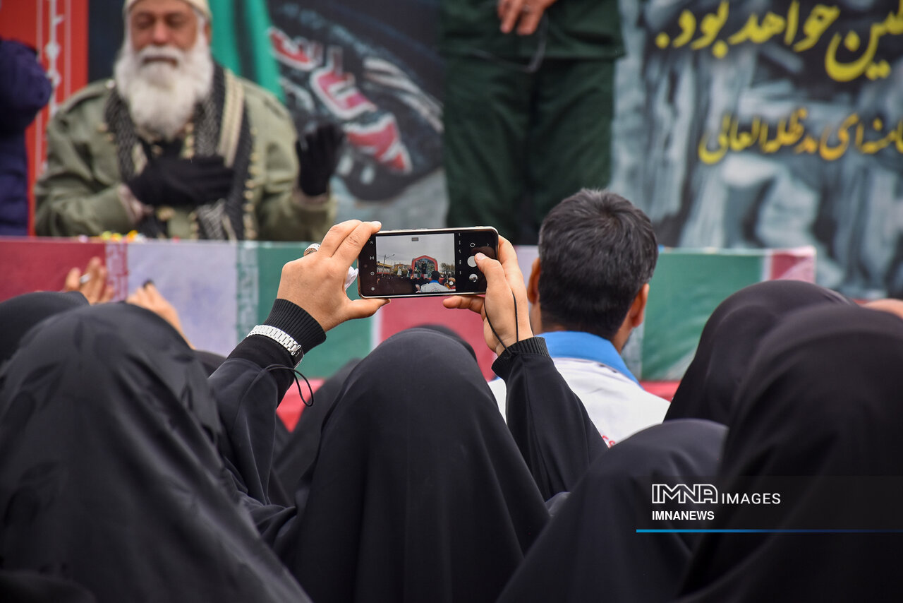 حضور کاروان اهالی بهشت در شهر شهیدان خط شکن + فیلم