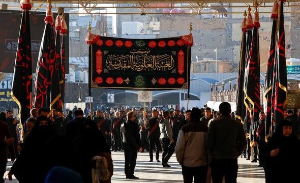 کربلا و نجف در سالروز شهادت حضرت زهرا(س) + فیلم و عکس