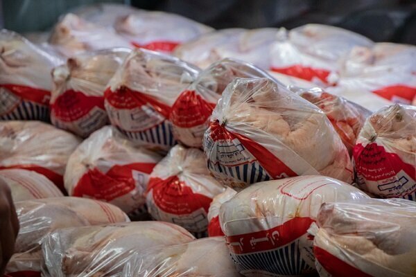 توزیع ۲۰ تن مرغ منجمد در کرمانشاه