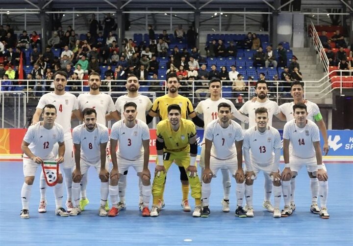 پیروزی تیم ملی فوتسال ایران در برابر روسیه