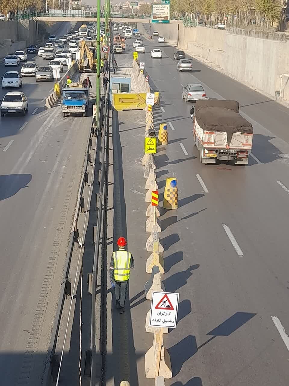 پیشرفت ۴۰ درصدی پروژه تقاطع غیرهمسطح صاحبروضات