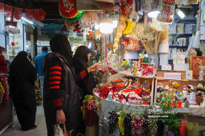 بازار شب یلدا در اصفهان