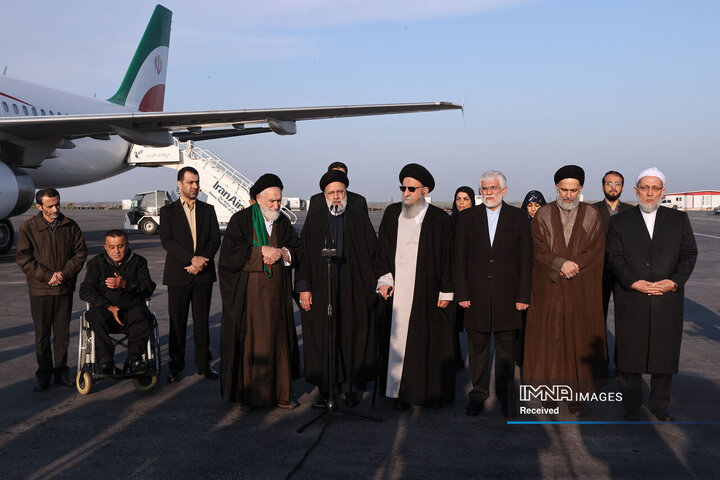 ورود رئیس جمهور به استان گلستان