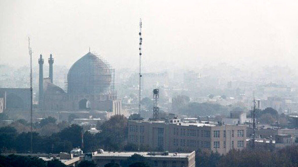 شاخص آلودگی هوای یزد امروز شنبه ۲ دی