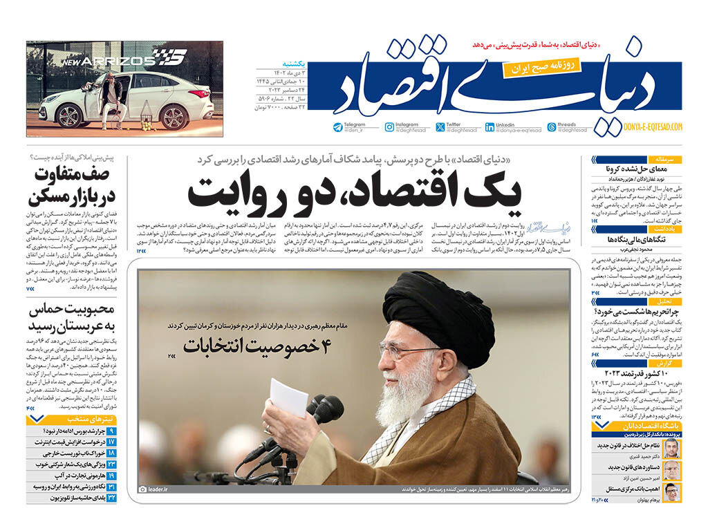 انتخابات، حلالمسائل کشور