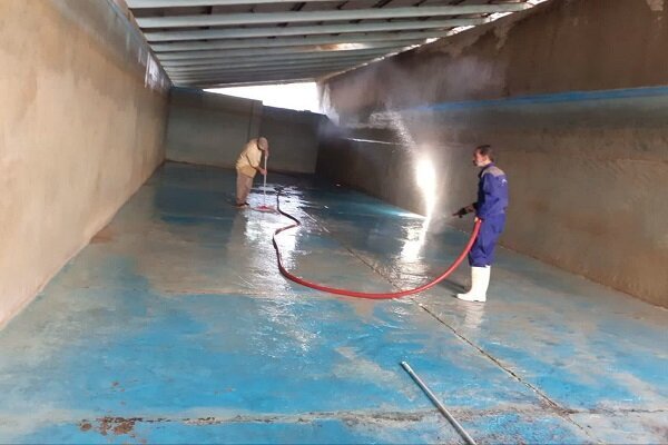 شست‌وشوی بیش از ۱۴۷ هزار متر مکعب از مخازن ذخیره آب شهرستان کرمانشاه