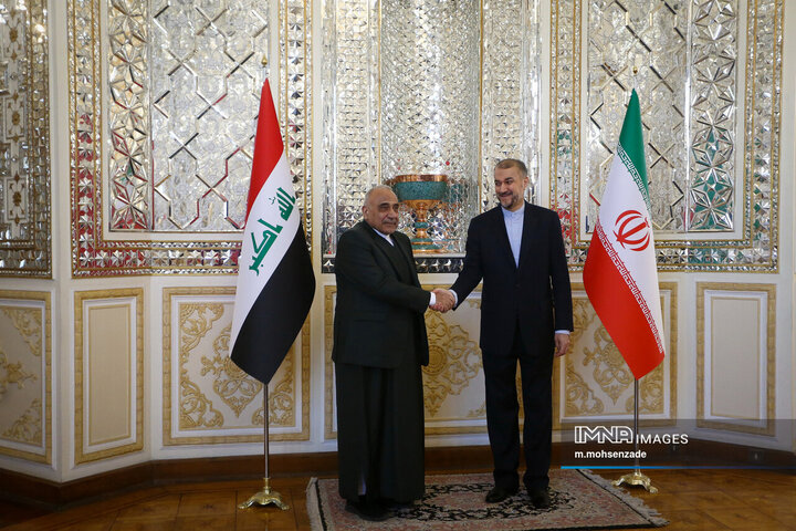 دیدار وزیر امور خارجه با عادل عبدالمهدی