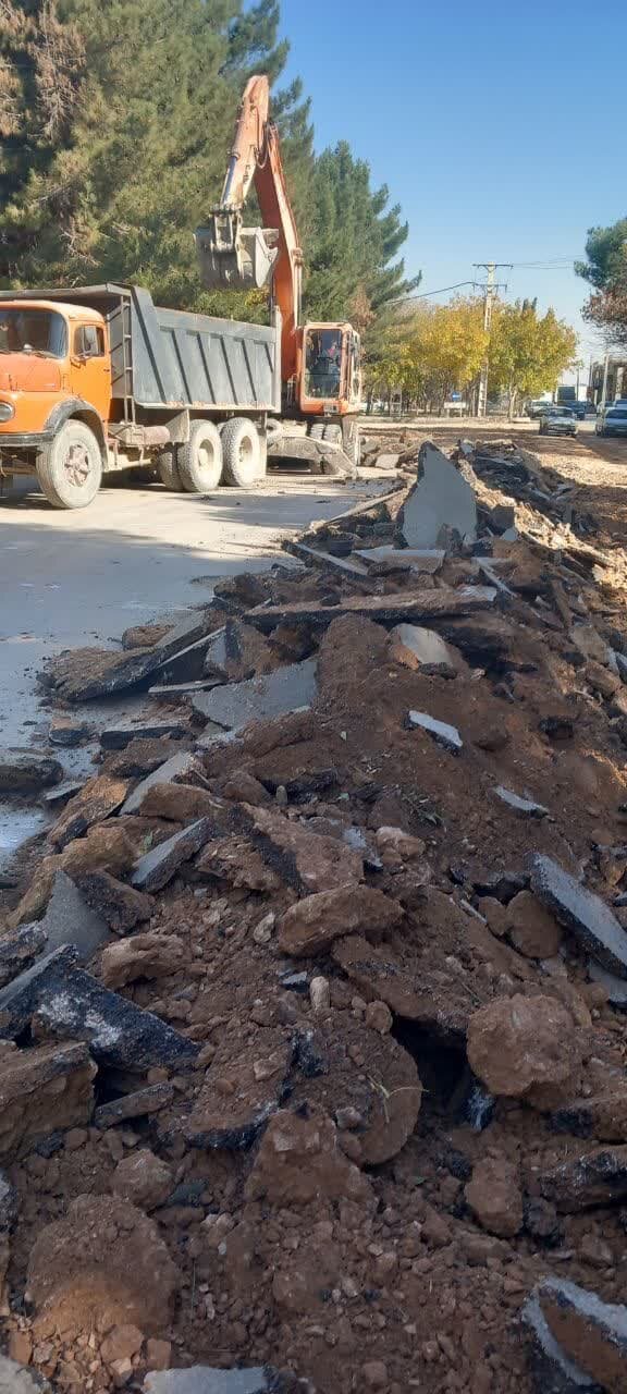 پیشرفت ۲۰ درصدی احداث خیابان نوآوران در منطقه ۱۲ اصفهان