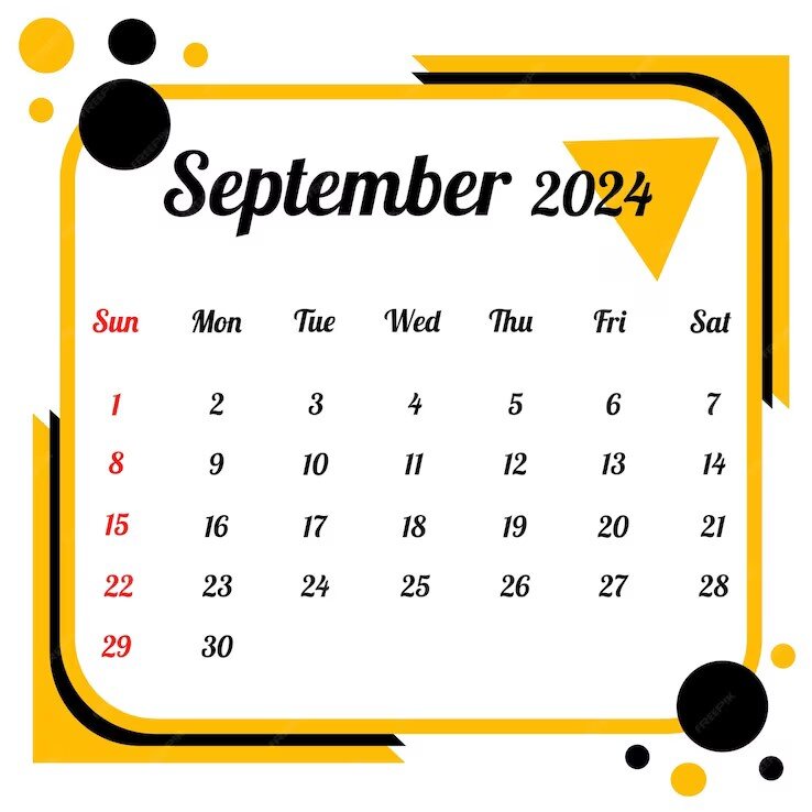 ماه سپتامبر (September)2024