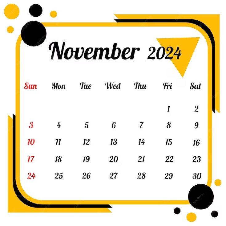 ماه نوامبر (November)2024