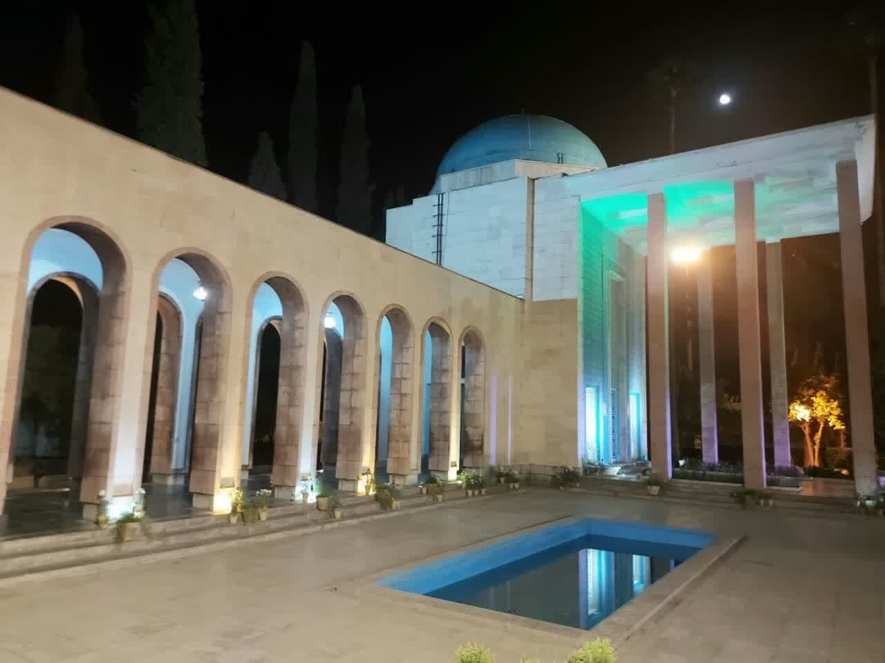 اتمام پروژه مرمت و مقاوم‌سازی آرامگاه سعدی تا ۱۰ روز آینده