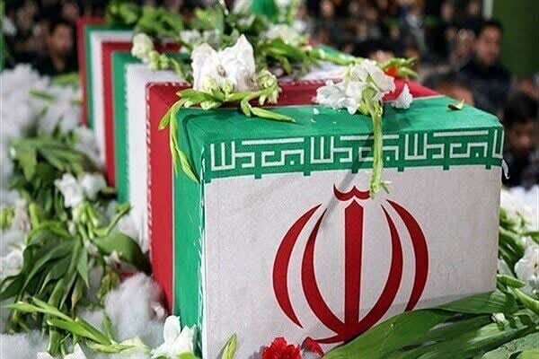 تشییع و تدفین پیکر مطهر یک شهید گمنام در مشهد