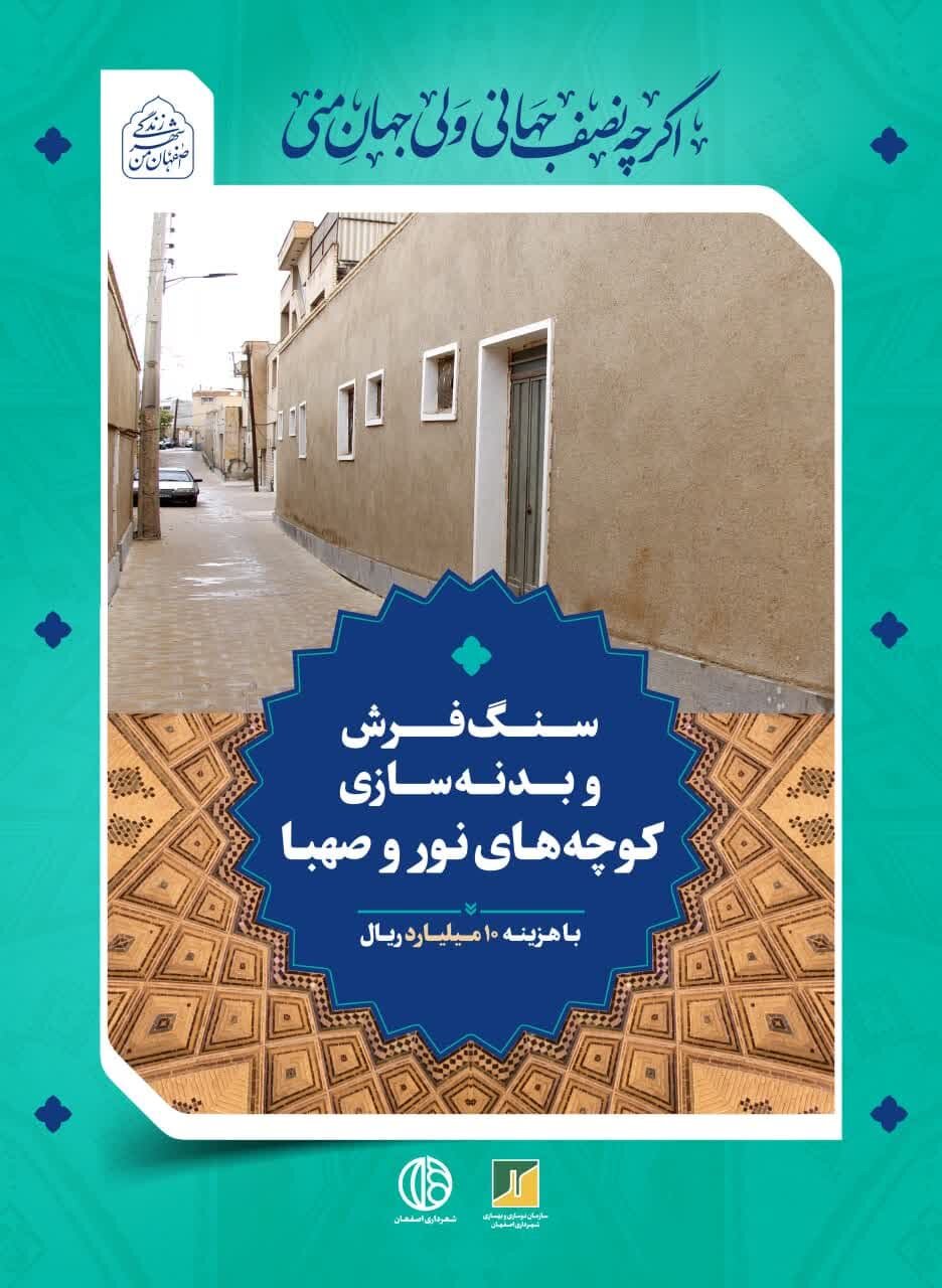 تابلوهای شهری اصفهان از اقدامات شهرداری در بافت پیرامون میدان امام (ره) میگویند