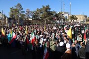 حضور پرشور مردم سمنان در مراسم بزرگداشت یوم‌الله ۹ دی