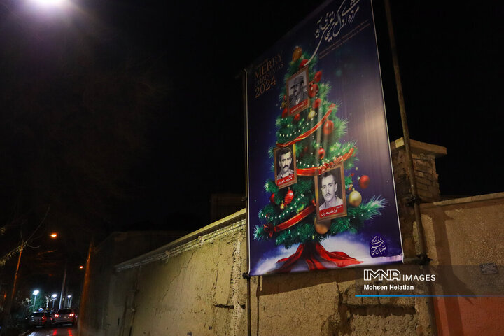 حال و هوای محله جلفا در آستانه سال نو میلادی