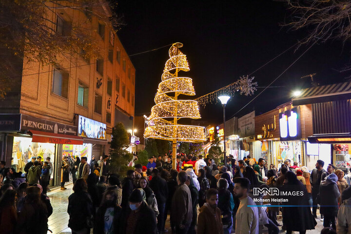 حال و هوای محله جلفا در آستانه سال نو میلادی