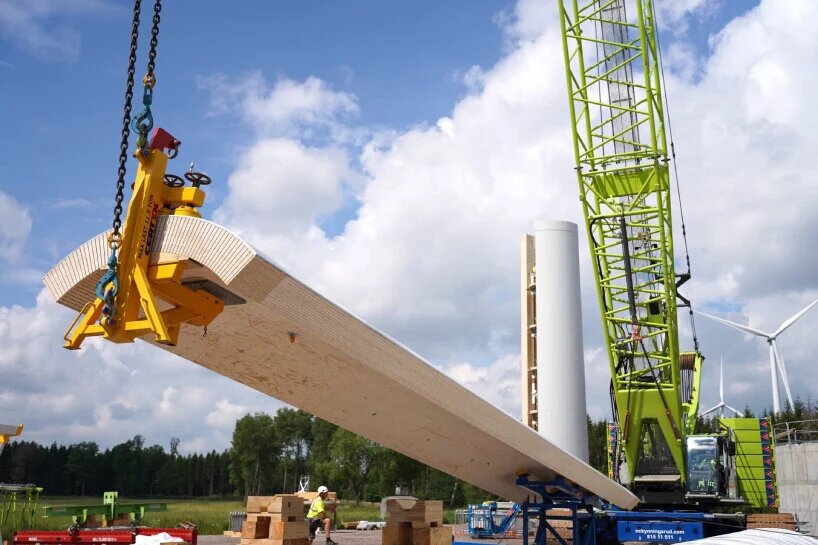 سوئد میزبان بلندترین توربین چوبی بادی جهان