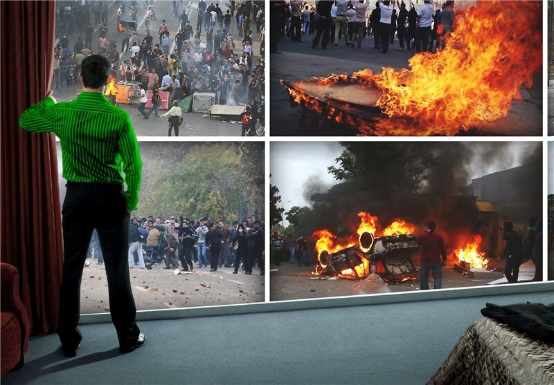 همچون نورافکن در تاریکیها