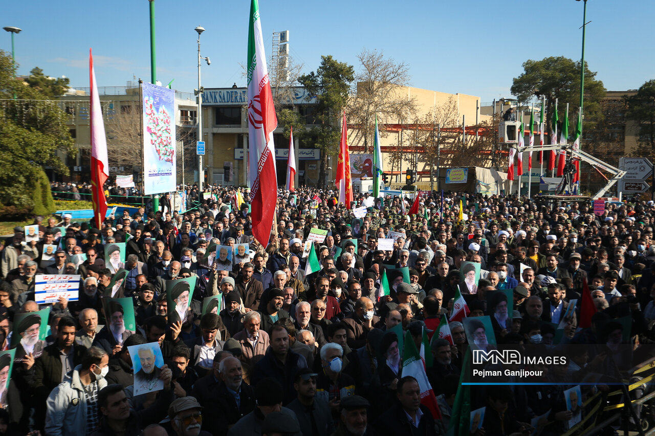 اجتماع مردمی یوم‌الله ۹ دی در اصفهان