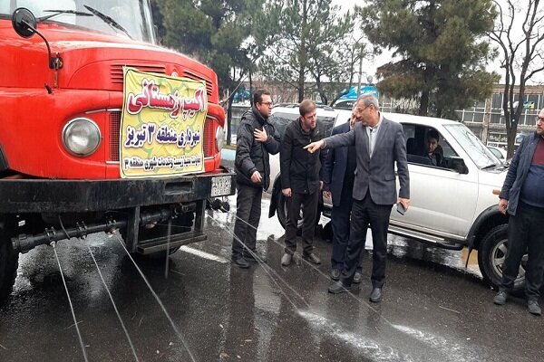 نصب تجهیزات کنترلی روی ناوگان زمستانی شهرداری تبریز الزامی است