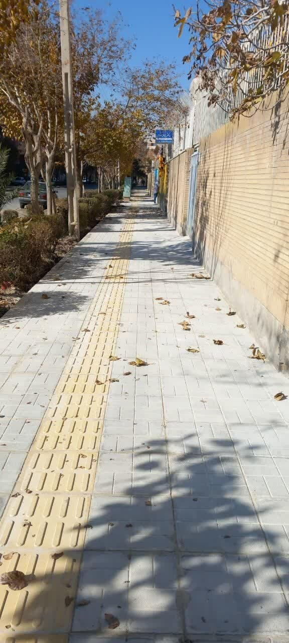 پیشرفت ۶۵ درصدی پروژه پیادهروسازی خیابان نگارستان