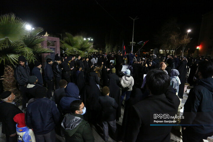 برگزاری مراسم بزرگداشت شهدای عملیات تروریستی کرمان در خوزستان