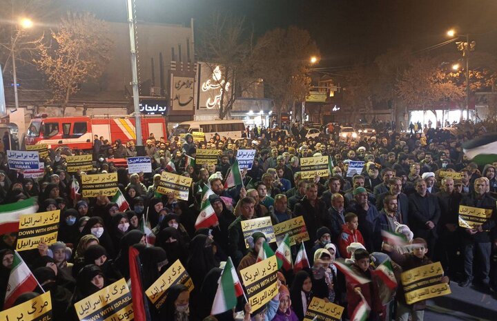 اجتماع مردمی محکومیت حادثه تروریستی کرمان در بجنورد + فیلم