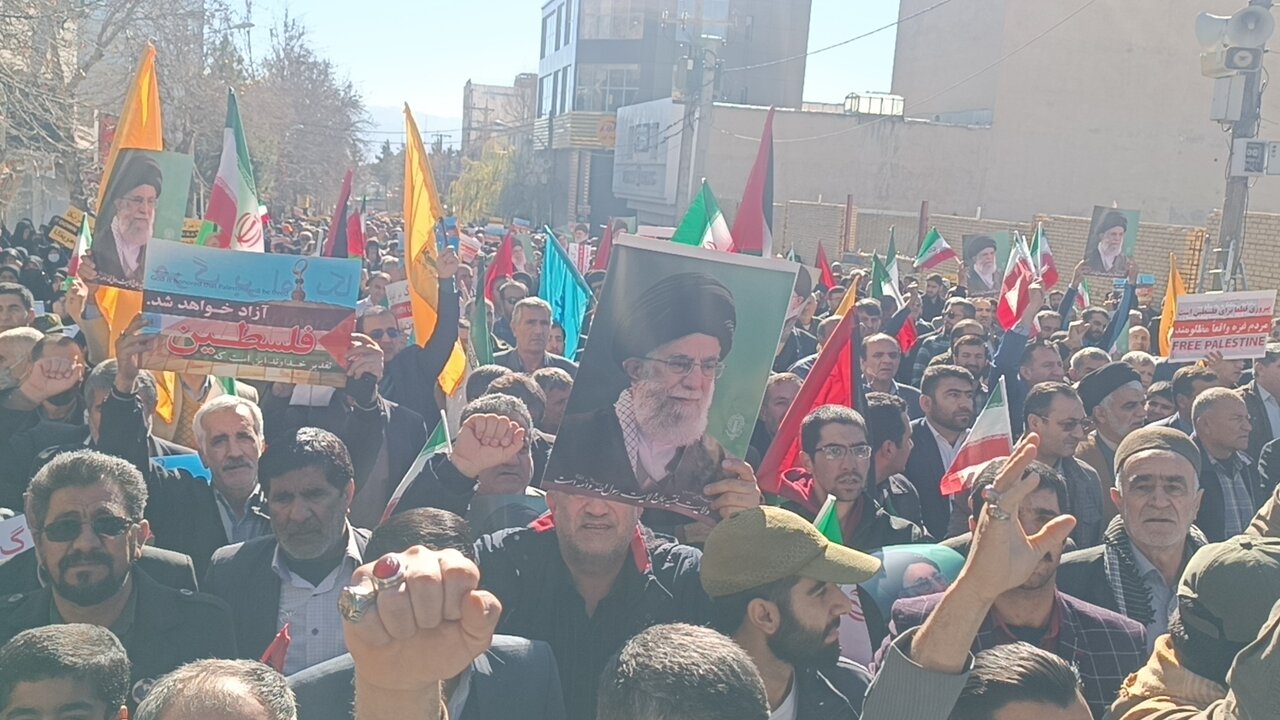 راهپیمایی ضدتروریستی مردم شهر یاسوج + تصاویر