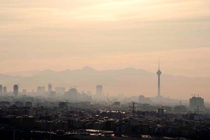 شاخص آلودگی هوای استان تهران امروز دوشنبه ۱۸ دی