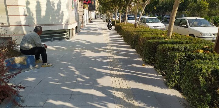 پیاده‌روسازی خیابان «حاج آقا رحیم ارباب» انجام شد